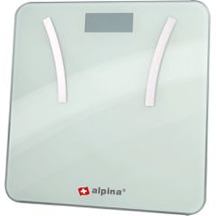 ALPINA Ζυγαριά Alpina Smart Home με Ανάλυση Σώματος και Εφαρμογή WIFI Μέγιστο 180kg 02841694