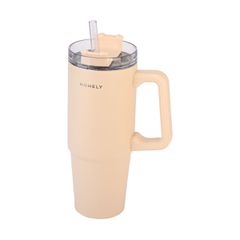 ΘΕΡΜΟΣ ΠΟΤΗΡΙ STRAW TUMBLER XL 900ml SAVE THE AEGEAN SANDSTONE ESTIA