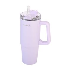 ΘΕΡΜΟΣ ΠΟΤΗΡΙ STRAW TUMBLER XL 900ml SAVE THE AEGEAN LAVENDER FOG ESTIA