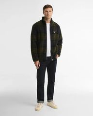 Barbour Fleece Zip Through Shadow Classic Tartan MFL0187TN43-thumb-4
