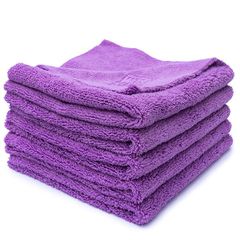 Work Stuff Gentleman Basic Microfiber Towel 40x40 350gsm Πετσέτα Detailing Μωβ ΣΕΤ 5ΤΜΧ WS064