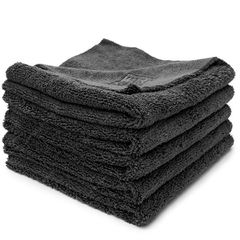 Work Stuff Gentleman Basic Microfiber Towel 40x40 350gsm Πετσέτα Detailing Γκρι ΣΕΤ 5ΤΜΧ WS062