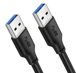 CABLETIME καλώδιο USB CT-C160-U3-AMAMN, 5 Gbps, 1m, μαύρο