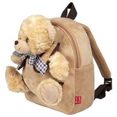 Bear Belly backpack with plush toy 26cm-thumb-1