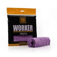 Work Stuff Worker Microfiber 40x40 320gsm Πετσέτα Detailing Μωβ ΣΕΤ 1ΤΜΧ WS131