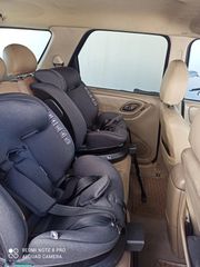 4Baby Καθισματάκι Αυτοκινήτου Booster Enzo-Fix i-Size 0-36 kg με Isofix Black