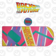 Back to the Future XL Hoverboard Desk Pad and Coaster Set-thumb-2