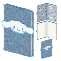 Hello Kitty Cinnamoroll A5 plush notebook