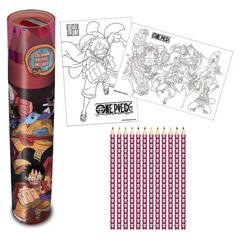 One Piece set of coloured pencils