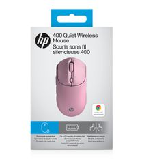 HP 400 Quiet Pink Wireless Mouse-thumb-2