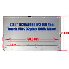 Οθόνη Desktop - Screen monitor για Asus VU249HFI-W 7ZB.0C302.0004 90LM09JT-B01K70 23.8" 1920x1080 FHD IPS LED Non Touch LVDS 32pins 100Hz Matte ( Κωδ.1-SCR0796 )-thumb-2