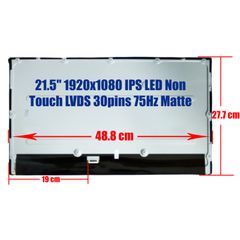 Οθόνη Desktop - Screen monitor για HP 22-DG0002LA 22-DG0000NF 22-DG0000NL 22-DG0000NP MG2151B05-1 N62371-R51 21.5" 1920x1080 FHD IPS LED Non Touch LVDS 30pins 75Hz Matte ( Κωδ.1-SCR0800 )-thumb-2