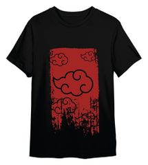 Naruto Shippuden T-Shirt Akatsuki Black Size L