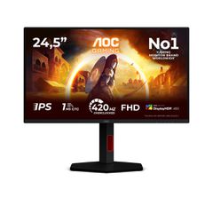 AOC G4 25G4KUR computer monitor 62.2 cm (24.5") 1920 x 1080 pixels Full HD LED Black, Red