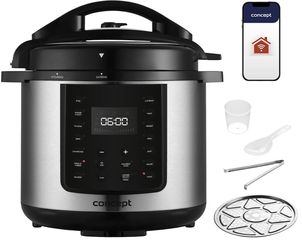 Concept CK8001 multi cooker 5.6 L 1000 W Black, Stainless steel