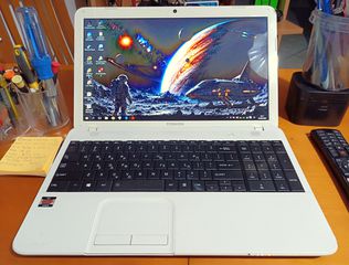TOSHIBA C-855D με επεξεργαστή AMD μνήμη RAM 4GB, Δίσκος 250GB με Windows10 + Office 15.6΄΄ίντσες