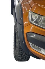 Φρύδια τροχών πλαστικά μαύρα Ford Ranger T6, T7