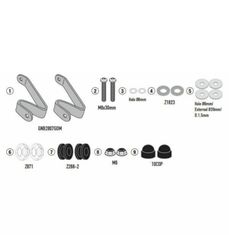 Givi Κιτ Τοποθέτησης Μοτοσυκλέτας D1190KIT