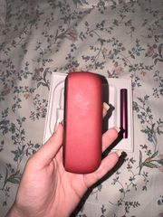 IQOS Iluma One Red/Pink – Original Case & Holder-thumb-1
