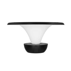 VTAC - Ηλιακό Φωτιστικό Κήπου LED 20W για Ιστό 60mm CCT με Τηλεχειριστήριο Μαύρο IP65 IK07 - SKU: 24473