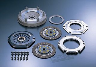 HKS Light Action Twin Plates Clutch and Flywheel Kit Mitsubishi Lancer Evo 10 + Βολάν Δίσκο πλατό συμπλέκτης