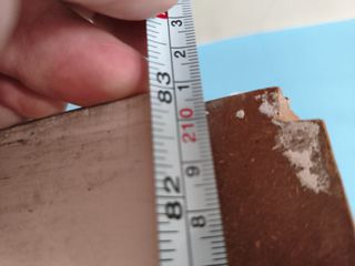 Εξώπορτα Λευκή - Καφέ 211Χ99-thumb-10