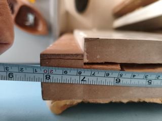 Εξώπορτα Λευκή - Καφέ 211Χ99-thumb-12