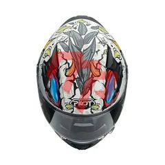 ΚΡΑΝΟΣ FULL FACE PILOT SNAKE SV REPTILE-X ECE 22.06 1500gr ΜΕ Sunvisor ΑΣΠΡΟ