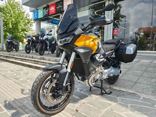 Moto Guzzi Stelvio 2024 1ό Χέρι , κατάσταση βιτρίνας !!! Giallo Savana  2024 !!!-thumb-2
