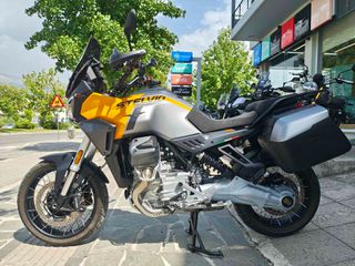 Moto Guzzi Stelvio 2024 1ό Χέρι , κατάσταση βιτρίνας !!! Giallo Savana  2024 !!!-thumb-3