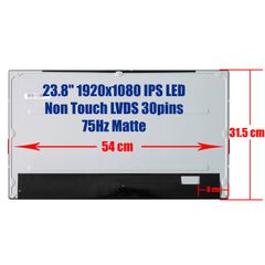 Οθόνη Desktop - Screen monitor για Acer B246 V246HYLV B246HYLAV M238HCJ-L3N Rev.C1 CFFY0 0CFFY0 KL.2380D.005 23.8" 1920x1080 FHD IPS LED Non Touch LVDS 30pins 75Hz Matte ( Κωδ.1-SCR0805 )-thumb-2