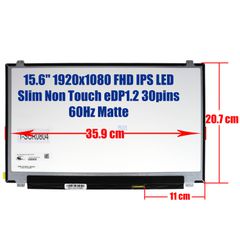 Οθόνη Laptop - Screen monitor για Acer Predator Helios 300 G3-571 G3-572 Nitro 5 AN515-51 AN515-52 AN515-42 LM156LF1L02 15.6'' 1920x1080 FHD IPS LED Slim Non Touch eDP1.2 30pins 60Hz Matte ( Κωδ.1-SCR-thumb-1