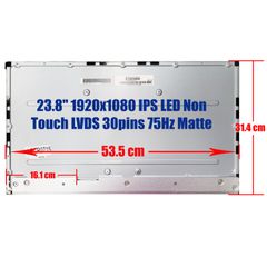 Οθόνη Desktop - Screen monitor για Acer B246 B247 B247YDv B247Yq B247Yv K243Yq KA242Y 23.8" 1920x1080 FHD IPS LED Non Touch LVDS 30pins 75Hz Matte ( Κωδ.1-SCR0715 )-thumb-2