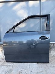 Skoda Fabia 5j 06-13 πόρτα εμπρόσθια αριστερή (ανθρακί)