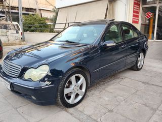Mercedes-Benz C 200 2003 1800cc --- ΜΟΝΟ 110,000 ΧΛΜ ELEGANCHE -ΔΕΡΜΑ- ΟΡΟΦΗ