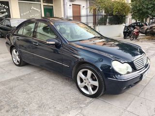 Mercedes-Benz C 200 2003 1800cc --- ΜΟΝΟ 110,000 ΧΛΜ ELEGANCHE -ΔΕΡΜΑ- ΟΡΟΦΗ-thumb-6