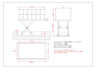 Εξέδρες Εργασίας 2026 Πλατφόρμα Ανύψωσης 2000 kg-thumb-4