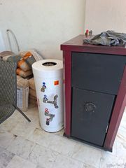 Λέβητας pellet εξωτερικου χωρου