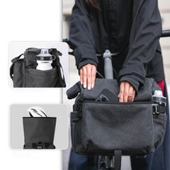 Rockbros H46 Backpack Saddlebag Handlebar Bag - Gray-thumb-1