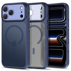 Tech-Protect MagPrime MagSafe CC Case for iPhone 18 Pro / 17 Pro - Matte Navy Blue