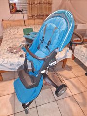Καρότσι Stokke Xplory με κάθισμα, πορτ μπεμπέ κι αξεσουάρ