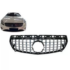 Μάσκα Panamericana AMG Look Black Chrome για Mercedes A-Class W176 2012-2015