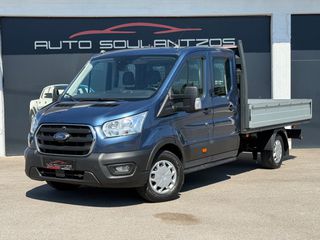 Ford Transit 2020 ΔΙΠΛΟΚΑΜΠΙΝΟ/7ΘΕΣΙΟ/3.20 ΚΑΡΟΤΣΑ/CLIMA/TREND
