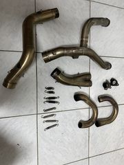 Akrapovic Titanium Λαιμός + Υ + RaceTech Μονή Έξοδος KTM LC4