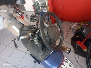 Τιμόνι opel astra H με κολόνα κ αεροσακο-thumb-1