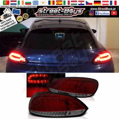 ΠΙΣΩ ΦΑΝΑΡΙΑ LED VW SCIROCCO MK3 (2008-2014) | Street Boys - Car Tuning Shop |