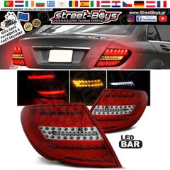ΠΙΣΩ ΦΑΝΑΡΙΑ LED MERCEDES BENZ W204 (2007-2010) | Street Boys - Car Tuning Shop |