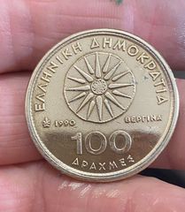 Νομισματα 100 δραχμεσ 1990 . Σε σφάλμα-thumb-8