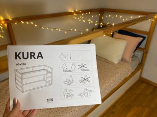 Κρεβάτι σοφίτα KURA IKEA-thumb-1