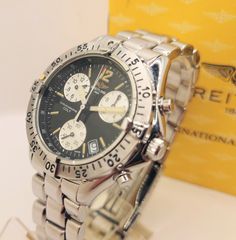 BREITLING Colt A53035 Chronograph Black / Silver Dial Quartz αντρικό ρολόι Α900716 ΤΙΜΗ